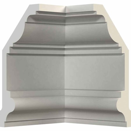 Ekena Millwork 9"P x 4"H Inside Corner Moulding (matches moulding MLD04X09X10AN) MIC04X09AN